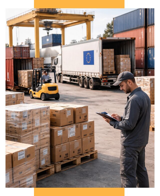 Доставка грузов из Европы от 12143 р., логистика СетСервис-Жгл