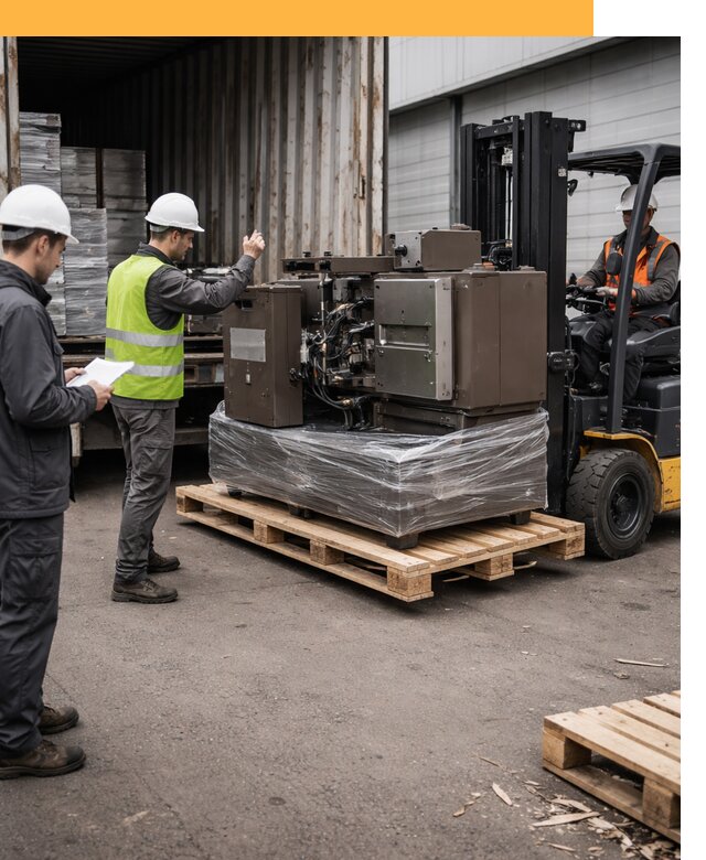 Доставка промышленного оборудования из Европы от 45536