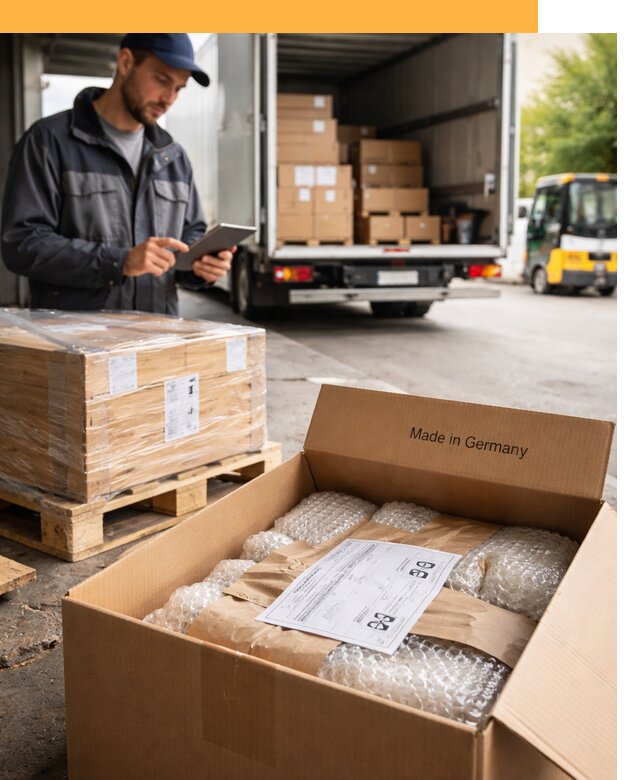 Доставка грузов из Германии от 45536 руб с таможенным оформлением