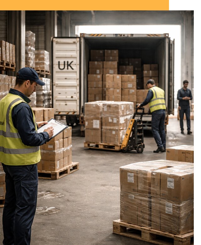 Доставка грузов из Великобритании с таможенным оформлением от 12649