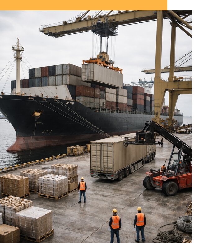 Морские перевозки из Индии: доставка FCL/LCL, таможня от 121428