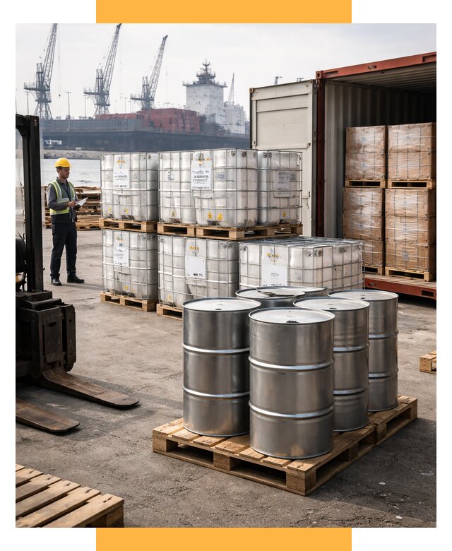 Доставка химического сырья из Индии от 252975 р. | СетСервис-Жгл