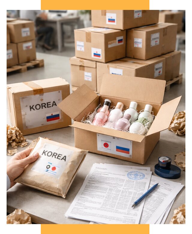 Доставка косметики из Кореи от 8601 р. под ключ | СетСервис-Жгл