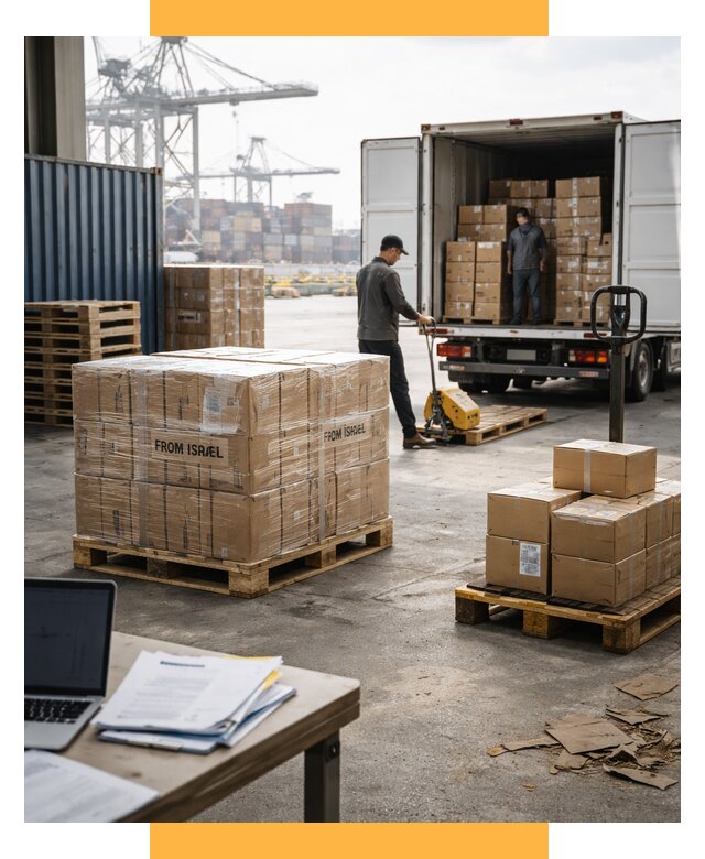 Доставка грузов из Израиля от 15179 р., логистика от СетСервис-Жгл