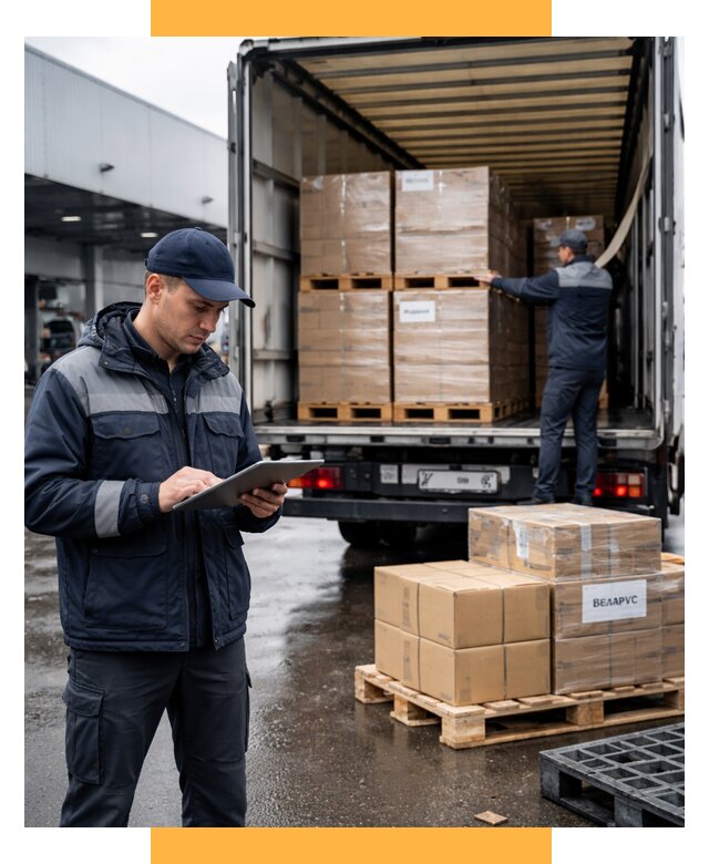 Доставка грузов из Беларуси от 15179 р. логистика СетСервис-Жгл