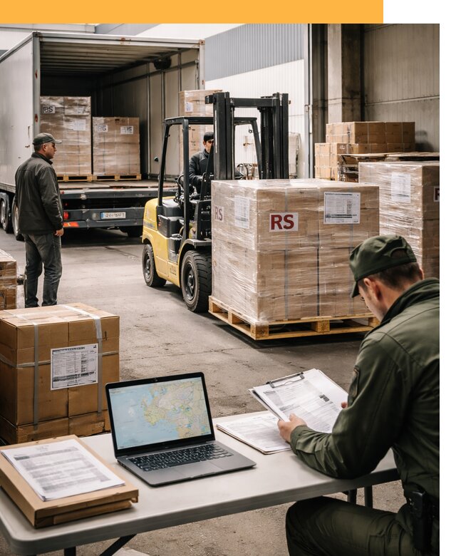 Доставка грузов в Сербию от 45536 руб, международные перевозки