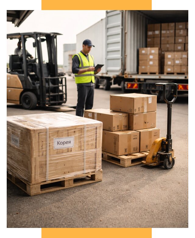 Доставка грузов в Корею из России от 35417 р. | СетСервис-Жгл