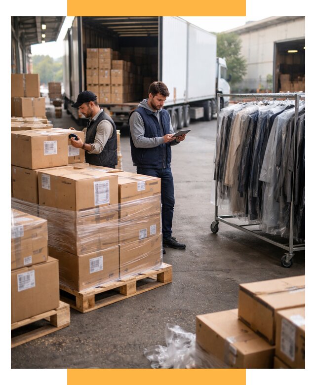 Перевозка и доставка одежды из Китая от 7589 р., СетСервис-Жгл