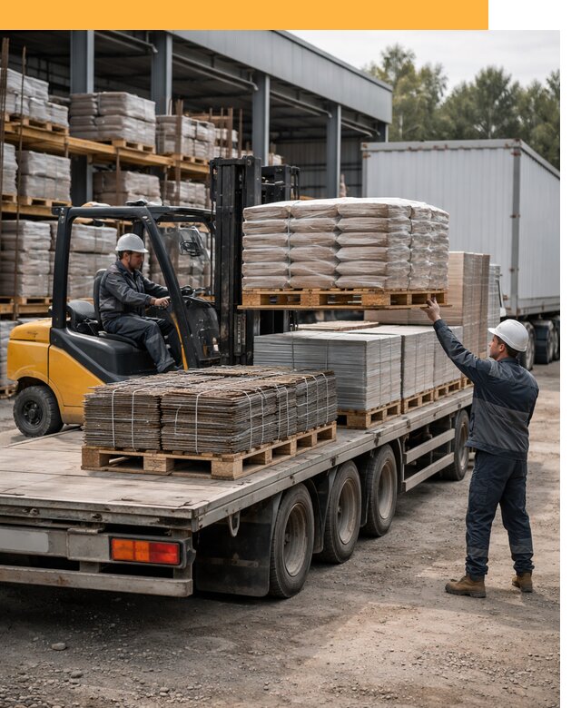 Перевозка строительных материалов по миру от 5565 руб