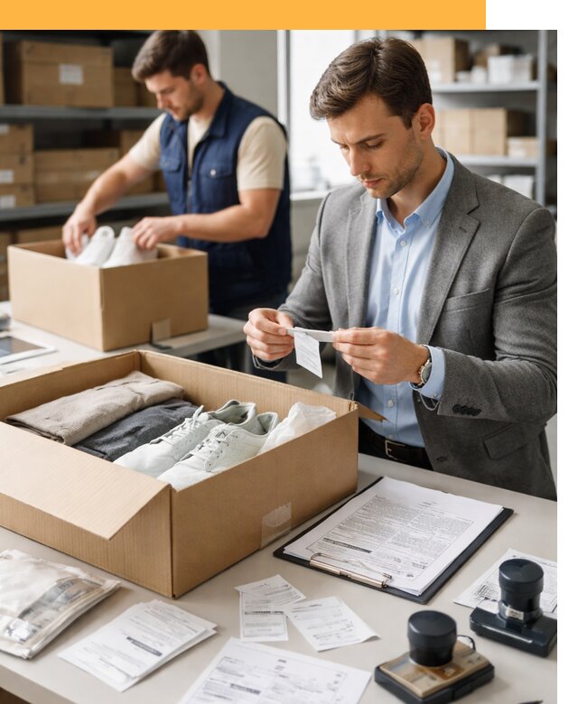 Таможенное оформление одежды и обуви по выгодной цене от 6577 руб