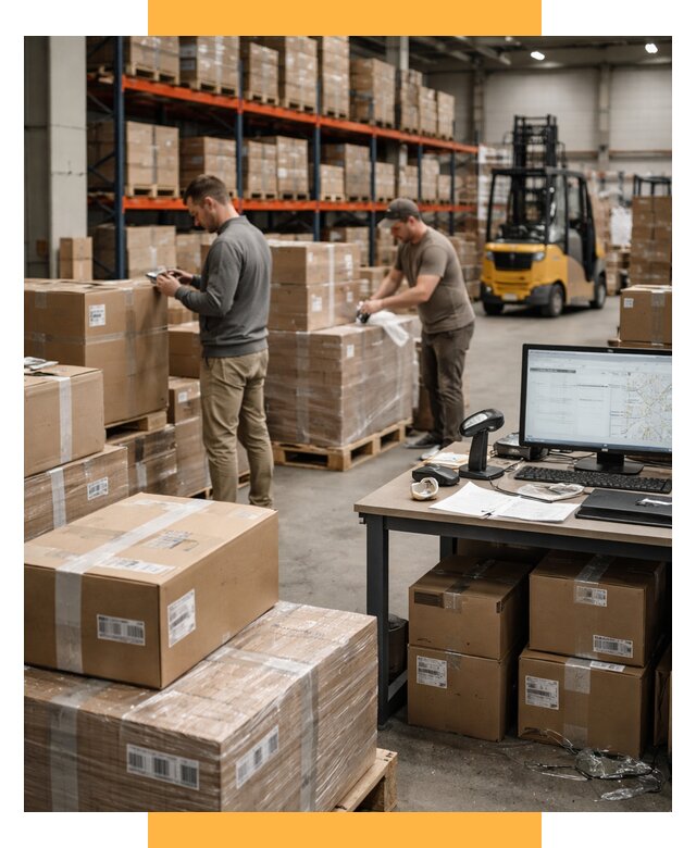 Склад консолидации в Европе от 6577 р., услуги СетСервис-Жгл