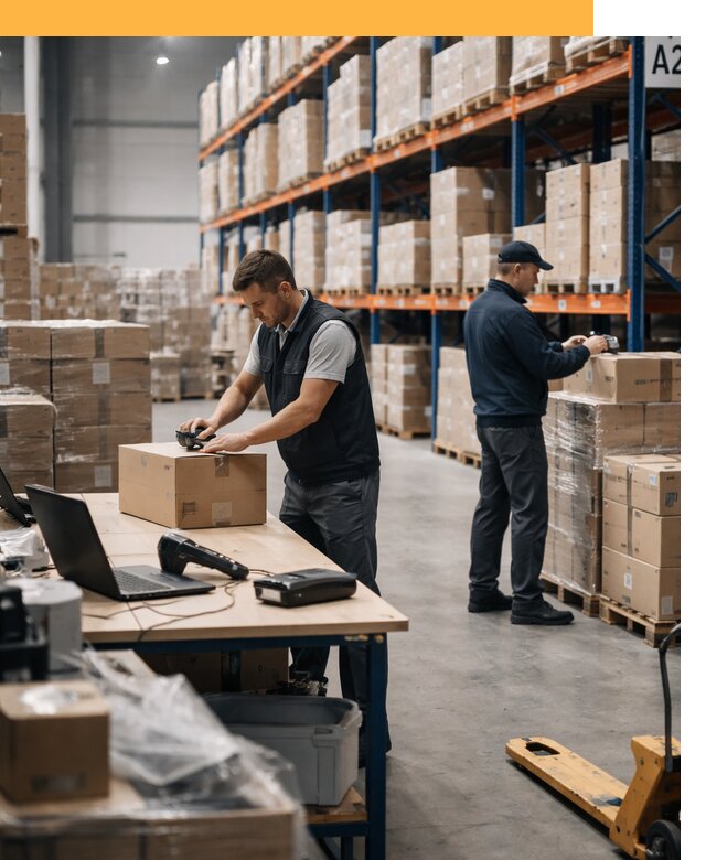 Склад консолидации в Европе: хранение, сортировка от 6577